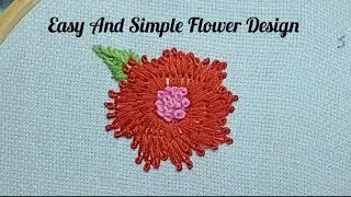 Easy And Simple Flower Design ! Easy And Simple Flower Design Kaise Banaye ?