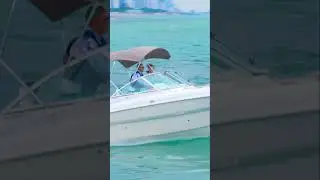 Worldcat Catamaran cutting through the #hauloverinlet
