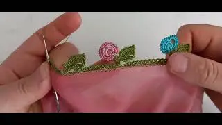En tatlısından son trend oya modeli kalpli fıstık oyası @ayseoyalim 124.model
