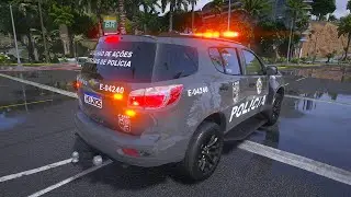POL&Iacute;CIA DE S&Atilde;O PAULO: GAMEPLAY ULTRA REALISTA NO GTA V (SEM COMENT&Aacute;RIOS) 🚔🔥