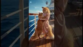 One Push Changed Everything 😱🌊#shorts #cat #animals