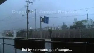 Typhoon Sanba intercept from Okinawa, Japan!