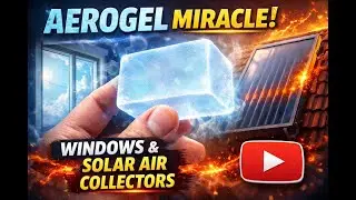 NASA 🤫 uses this material ☀️ Solar Air Collectors & Windows ☀️Aerogels between Glass or PC