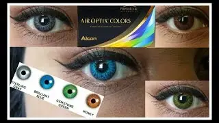 ~Air Optix~ All Vibrant Colors on Dark Brown Eyes