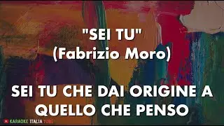 Fabrizio Moro - Sei Tu Sanremo 2022 (Base Musicale Karaoke)