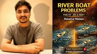 A boat is sent across a river with a velocity of 8 km/h .If the resultant velocity #iit #neet #pyq