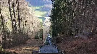 Standseilbahn 8783.01 Linthal - Braunwald Talfahrt - Funicular
