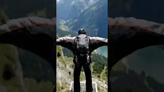 One breath. One jump. Then nothing but sky. #Wingsuit #BaseJump #LiveOnTheEdge #skydiving #trending