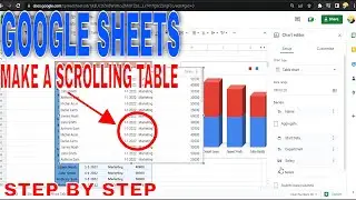 ✅  How To Make A Scrolling Table In Google Sheets 🔴