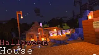 minecraft pocket edition small Halloween house map