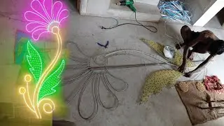 Lion Flower | ঝুমুর ফুল লোহার খাঁচার কলকা | দুর্গাপুজোর Best road light | Chandannagar Top Trending