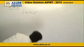 AIPMT 2015 video solutions &ndash; Chemistry Q. No. 39,40 &ndash; AIPMT 2015 Q&A BY ALLEN