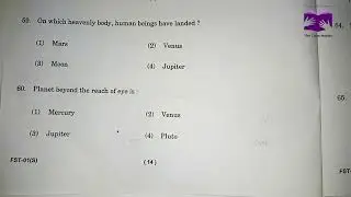 FST-01 Previous Year Question Paper || Dec 2020 || IGNOU