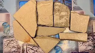White dry slate items scraping most satisfying video ❤️😍🥰