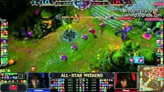 Shy (Korea) Jayce Max Range Shock Blast Kills Lulu In An Instant