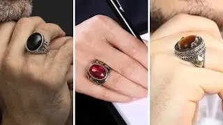 Men's Gemstone Rings for Timeless Style