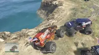 GTA 5 | WHERE&acute;D THE GROUND GO?! (w/ oP_Chicken_-, Op_Penguin_- & Spidermanthekill)