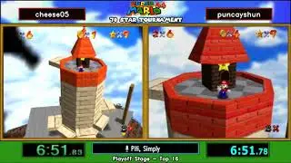cheese05 vs puncayshun. SM64 70 Star Tournament 2017