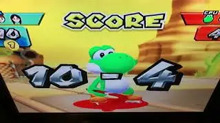 Mario Sports Mix Hockey 🥅🏒 Exhibition Team Puyo Puyo Girls Vs Team yoshi