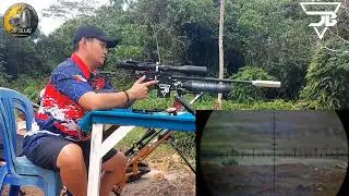 Test PCP GOBLIN yg baru selesai di rakit di target 50m, 100M, 150m dan 200m