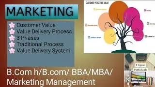 Customers Value and Value Delivery Process | Delivering Value | Marketing | Unit 5 Part 9 | B.com h