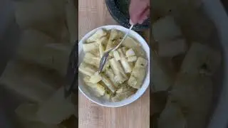 Yuca with Mojo Sauce #shorts