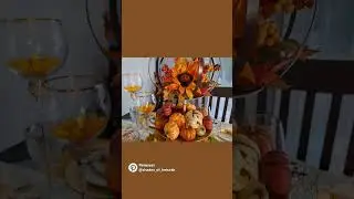 FALL TABLESCAPE #shorts #falldecorate #fallvibes #throwback #smallspace