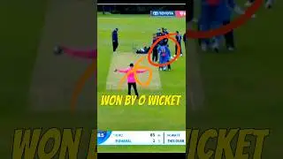 Nepal cricket team won by 0 wicket 😱#shorts