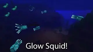 Glow Squid! Snapshot 21W03A Minecraft Caves and Cliffs Update 1.17