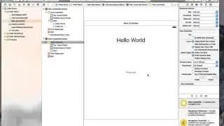 Xcode  7 iOS 9 Swift 2 Tutorial 1: Hello World