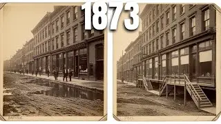 Why Photos From 1870s Show Streets 10 Feet Higher Than Buildings