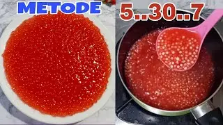 METODE  5 - 30 - 7 merebus sagu mutiara hemat gas.