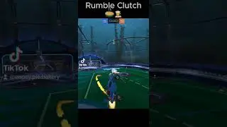 Zero second plunger 🔥 #rl #rocketleague #rumble #zerosecondgoal