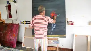 Ken Done: Big Vase - work in progress