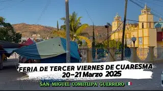ASÍ ESTA LA PLAZA DE SAN MIGUEL COMITLIPA  YA INICIANDO NUESTRA FERIA GRNDE