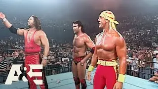 WWE Legends: Hulk Hogan Turns Heel and Joins nWo | A&E