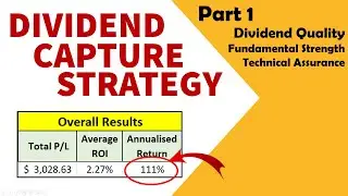 Dividend Capture Strategy Part 1 - Criteria to Select the BEST Dividend Paying Companies