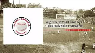 August 5, 1979 Art Howe sets a club mark while a run scores