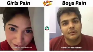 Girls vs Boys Pain 😭😂 ||Girls vs Boys funny memes || Meme h to mja h 🤣||Boys vs girls funnyshort