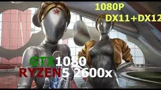 Atomic Heart benchmark GTX1080 +ryzen5 2600x (1080p DX11+DX12)