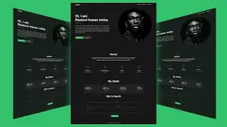 How to Make A Personal Website Using | HTML CSS