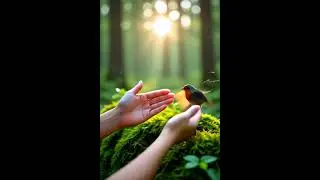 sparrow in jangle #asmr #asmrbirds #asmrsparrow #hands #lubnabsit