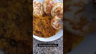 Pumpkin sauce and Masa 🤤 |pumpkin recipes. #food#lunchideas