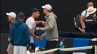 When Rivals Cross Paths: Sinner Trains in Melbourne and Meets Alcaraz on Court!
