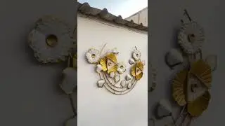 New Fresh Half Round Leaf Frame | Metal Wall Showpiece for Modern Home D&eacute;cor #indiancraftsmanship