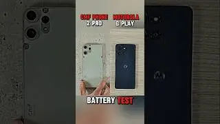 CMF phone 2 pro vs moto g play battery 🔋 test 🤯#shorts #shortfeed