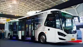 MG Columbus! India's first Monocoque Ultra Low Floor Tarmac coach at Prawaas 2017!