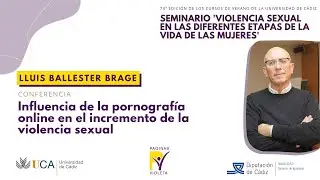 Ponencia Lluis Ballester Influencia de la pornografía online en el incremento de la violencia sexual