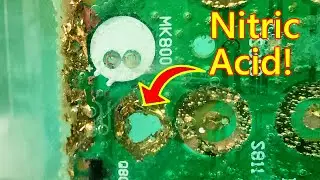 Gold Recovery from Mobile Phone Buttons with Nitric Acid! 📱💰