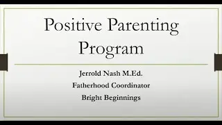 Triple P - Positive Parenting Program